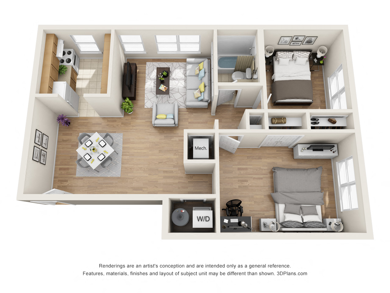 1000 Crescent Court 1-2 Beds Apartment, Affordable for Rent - Photo Gallery 5